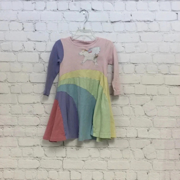Unicorn Dress Rainbow size 2T - Picture 1 of 4